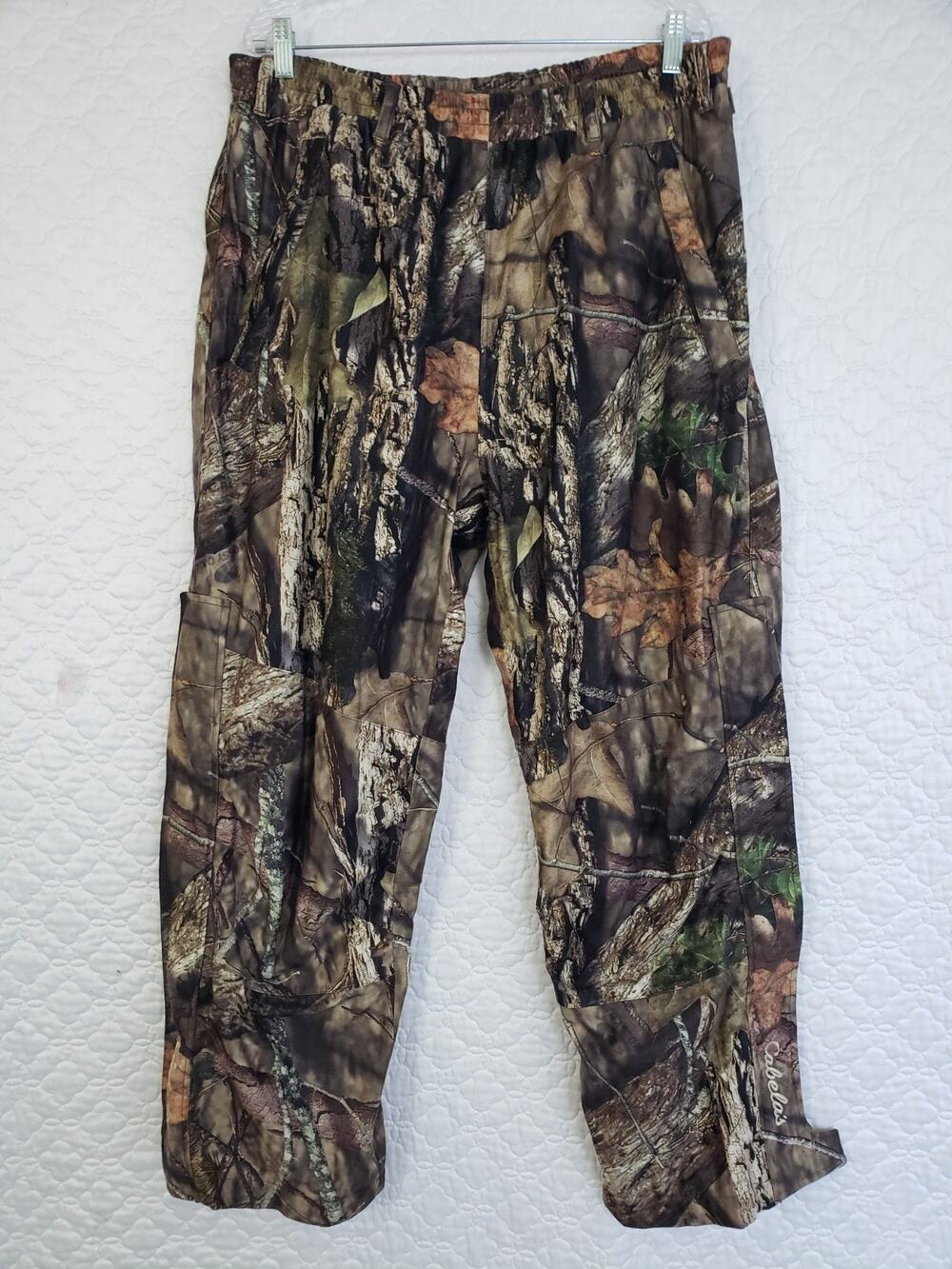 Cabela's Emballable Pants Men's XL Realtree Camo Hunting Leg Zippers Outdoor